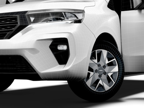 Nissan Townstar SWB Tailgate HQ Interior 2025 3D Модель