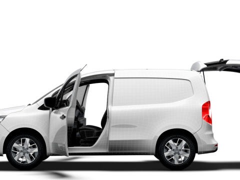 Nissan Townstar SWB Tailgate HQ Interior 2025 3D Модель