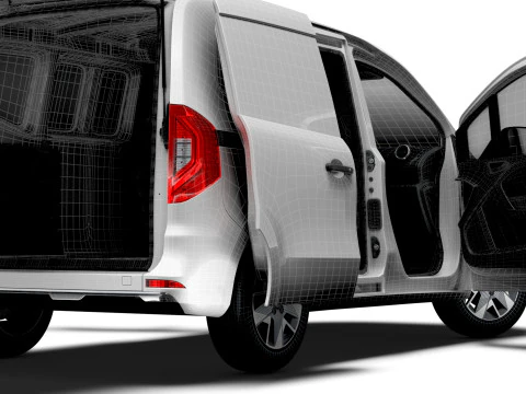 Nissan Townstar SWB Portellone HQ Interni 2025 Modello 3D