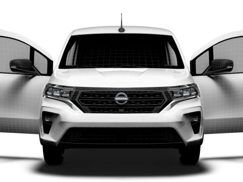 Nissan Townstar SWB Portellone HQ Interni 2025 Modello 3D