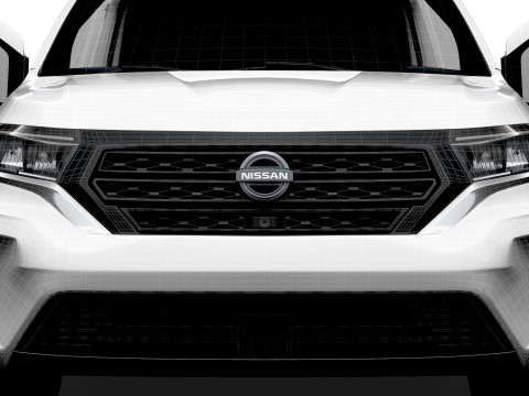 Nissan Townstar SWB Tailgate HQ Interior 2025 3D Модель