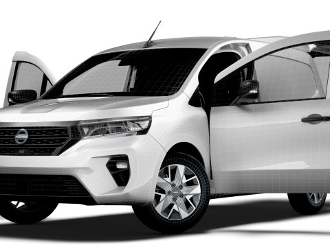 Nissan Townstar SWB Tailgate HQ Interior 2025 3D Модель