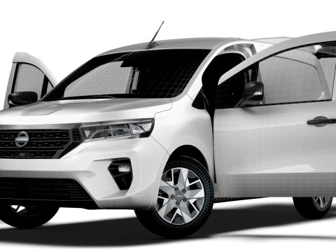 Nissan Townstar SWB Portellone HQ Interni 2025 Modello 3D