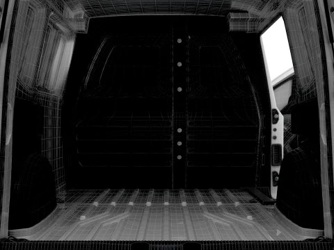 Nissan Townstar SWB Portellone HQ Interni 2025 Modello 3D