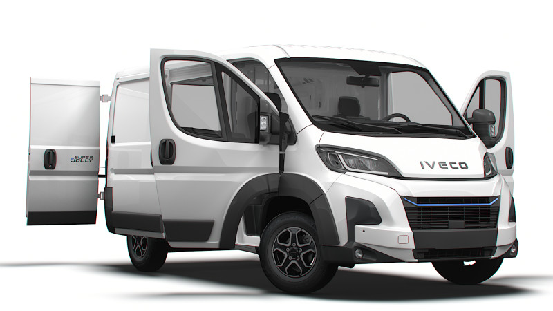 Iveco eSuperJolly L1H1 HQ インテリア 2025 3Dモデル .c4d .max .obj .3ds .fbx .stl .blend 
