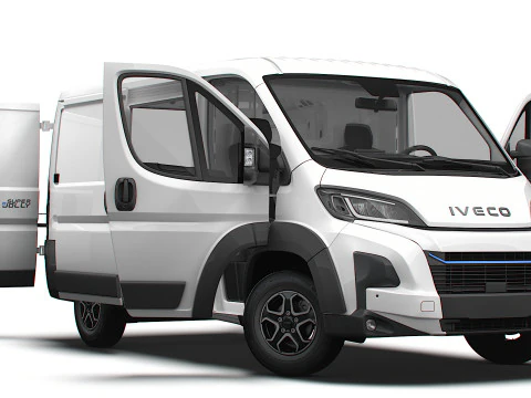 Iveco eSuperJolly L1H1 HQ Interior 2025 Modelo 3D