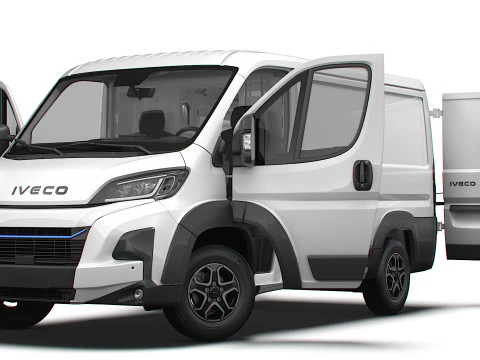 Iveco eSuperJolly L1H1 HQ Interieur 2025 3D Modell