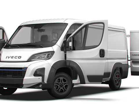 Iveco eSuperJolly L2H1 HQ Interior 2025 3D Model