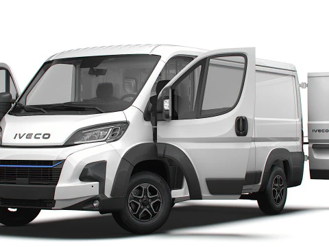 Iveco eSuperJolly L2H1 HQ Interior 2025 3D Модель