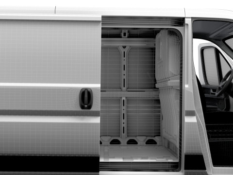 Iveco eSuperJolly L2H1 HQ Interior 2025 3D Model