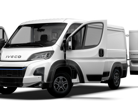 Iveco eSuperJolly L2H1 HQ Interior 2025 3D Model