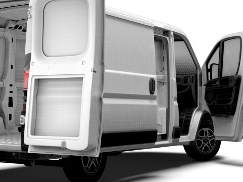 Iveco eSuperJolly L2H1 HQ Interior 2025 3D Model