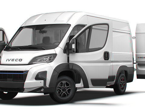 Iveco eSuperJolly L2H2 HQ Interior 2025 3D Model