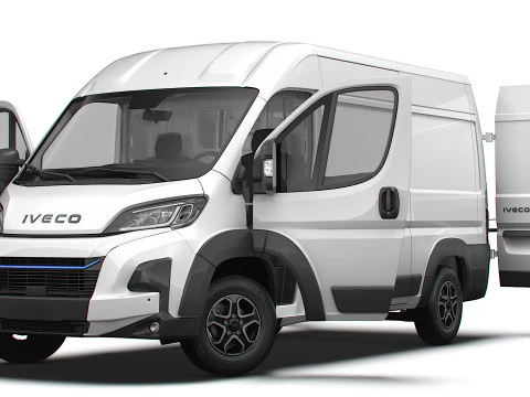 Iveco eSuperJolly L2H2 HQ Interior 2025 3D Model