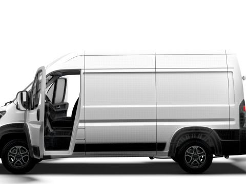 Iveco eSuperJolly L2H2 HQ Interior 2025 3D Model