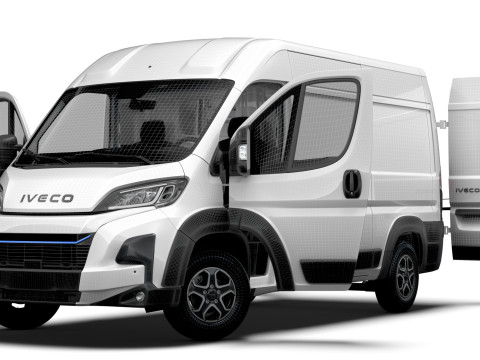Iveco eSuperJolly L2H2 HQ Interior 2025 3D Model