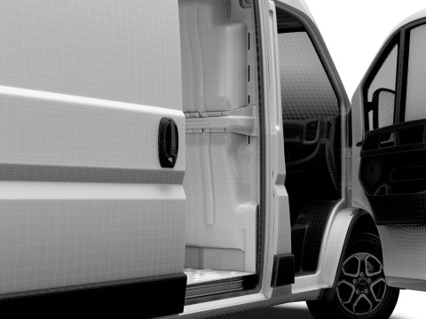 Iveco eSuperJolly L2H2 HQ Interior 2025 3D Model