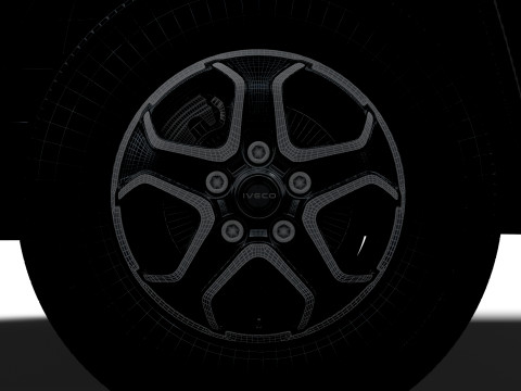 Iveco eSuperJolly L2H2 HQ Interior 2025 3D Model