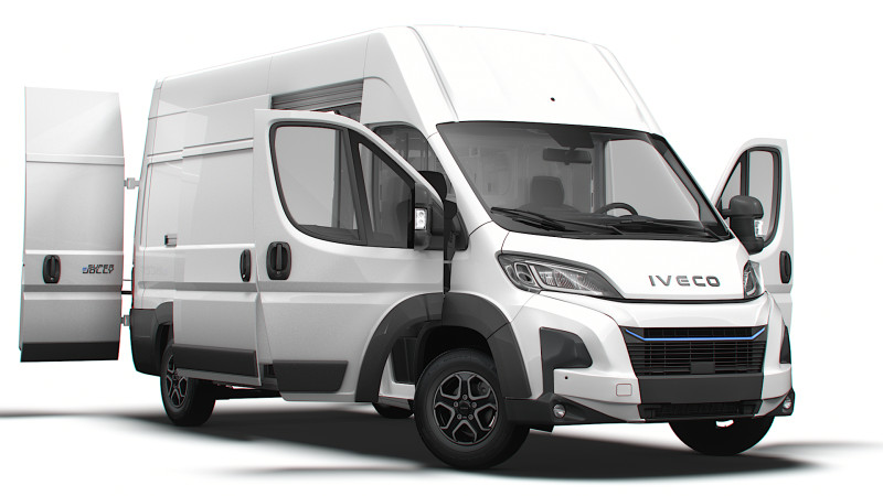Iveco eSuperJolly L3H3 HQ インテリア 2025 3Dモデル .c4d .max .obj .3ds .fbx .stl .blend 