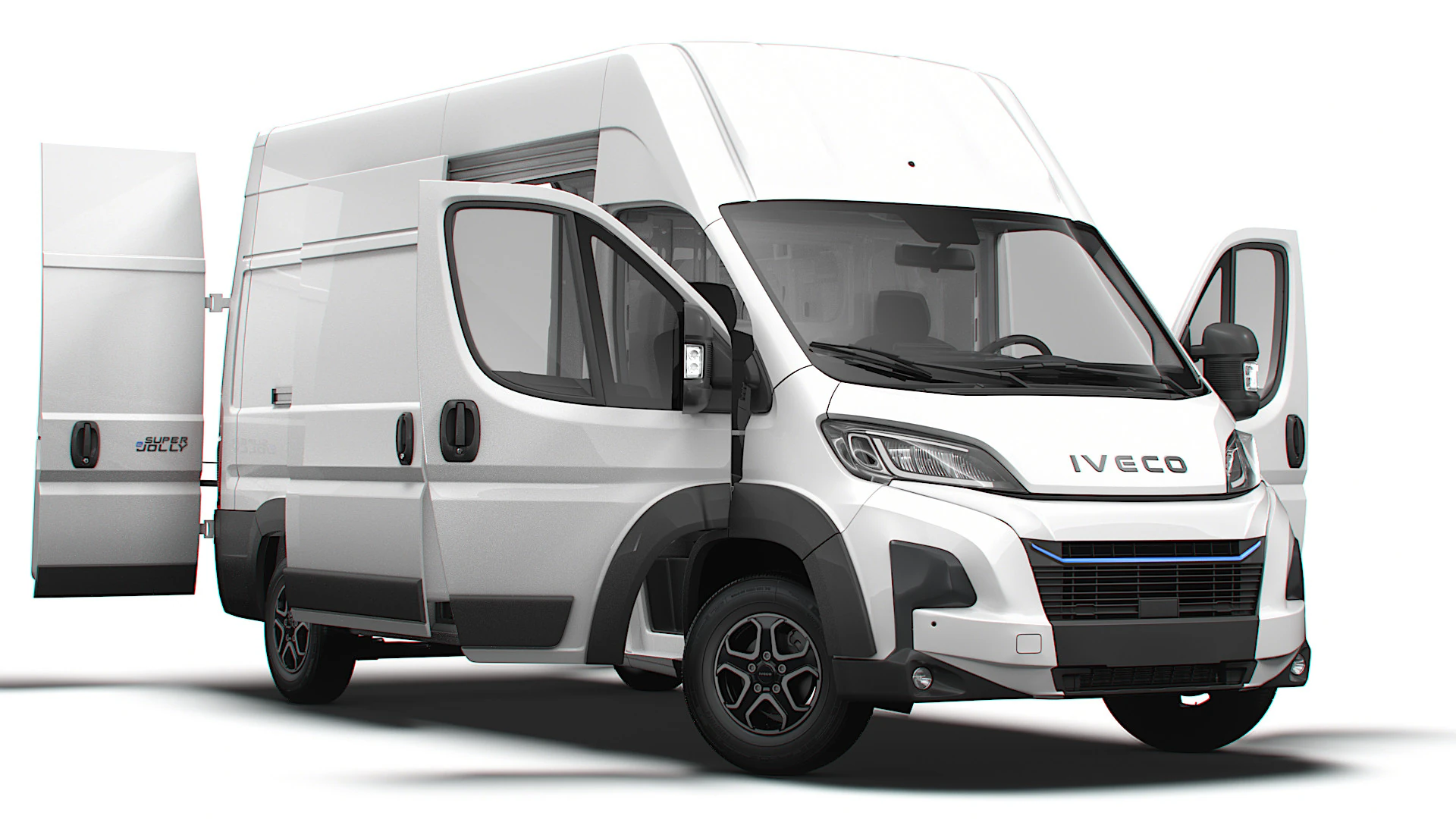 Iveco eSuperJolly L3H3 HQ Interior 2025 3D Model .c4d .max .obj .3ds .fbx .stl .blend 