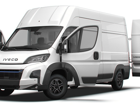 Iveco eSuperJolly L3H3 HQ インテリア 2025 3Dモデル
