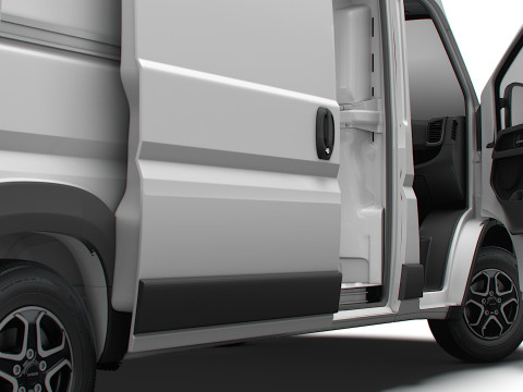 Iveco eSuperJolly L3H3 HQ インテリア 2025 3Dモデル