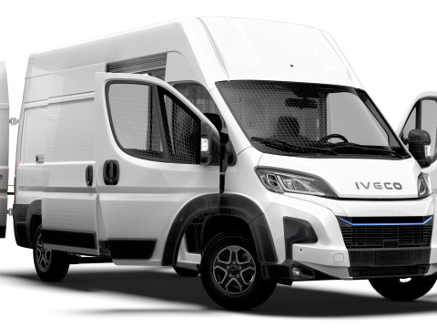 Iveco eSuperJolly L3H3 HQ インテリア 2025 3Dモデル