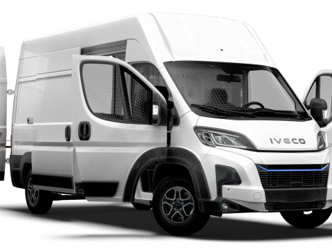 Iveco eSuperJolly L3H3 HQ Interior 2025 3D Model