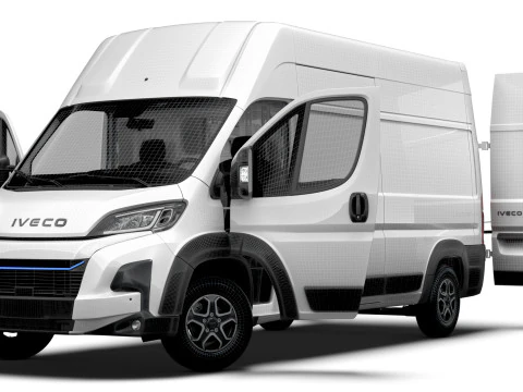 Iveco eSuperJolly L3H3 HQ Interior 2025 3D Model