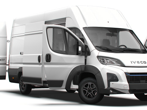 Iveco eSuperJolly L4H3 HQ Interior 2025 3D Model