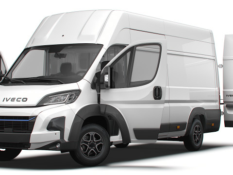 Iveco eSuperJolly L4H3 HQ インテリア 2025 3Dモデル