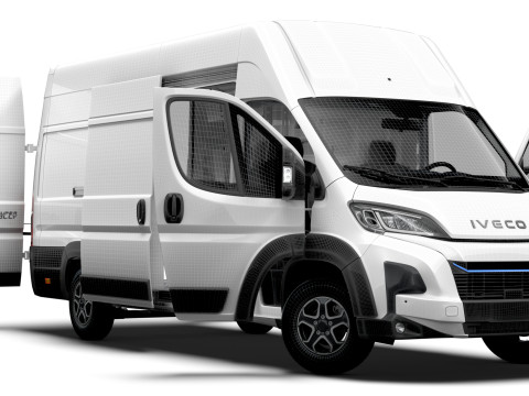 Iveco eSuperJolly L4H3 HQ インテリア 2025 3Dモデル