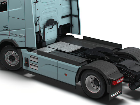 Trattore Volvo FH elettrico 4x2 2026 Modello 3D