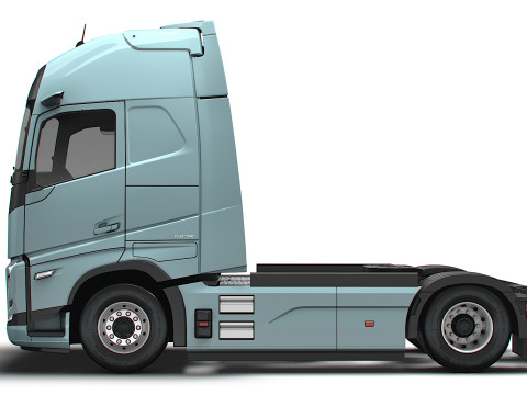 Trattore Volvo FH elettrico 4x2 2026 Modello 3D