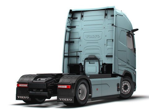 Trattore Volvo FH elettrico 4x2 2026 Modello 3D