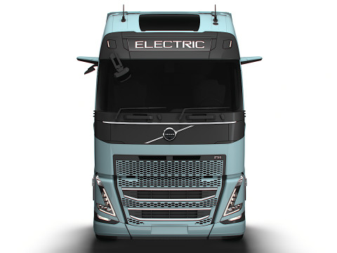 Trattore Volvo FH elettrico 4x2 2026 Modello 3D