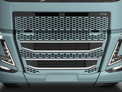 Trattore Volvo FH elettrico 4x2 2026 Modello 3D