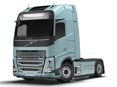 Trattore Volvo FH elettrico 4x2 2026 Modello 3D