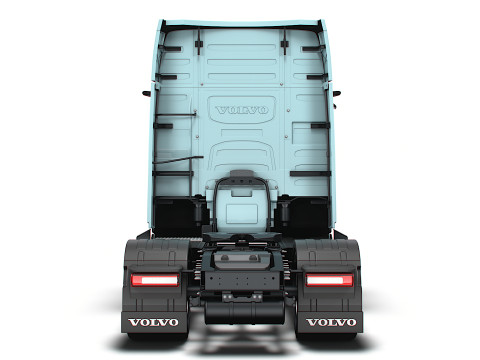 Trattore Volvo FH elettrico 4x2 2026 Modello 3D