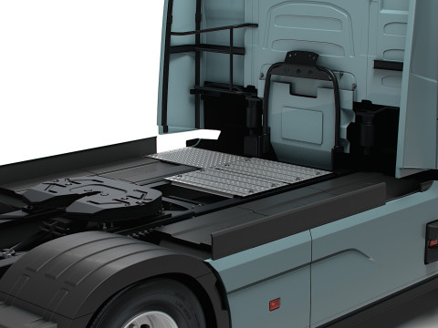 Trattore Volvo FH elettrico 4x2 2026 Modello 3D