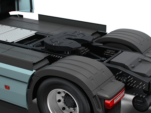 Trattore Volvo FH elettrico 4x2 2026 Modello 3D