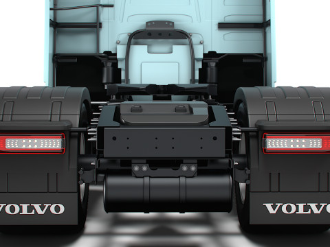 Trattore Volvo FH elettrico 4x2 2026 Modello 3D