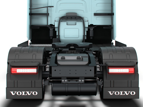 Trattore Volvo FH elettrico 4x2 2026 Modello 3D