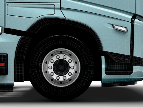 Trattore Volvo FH elettrico 4x2 2026 Modello 3D