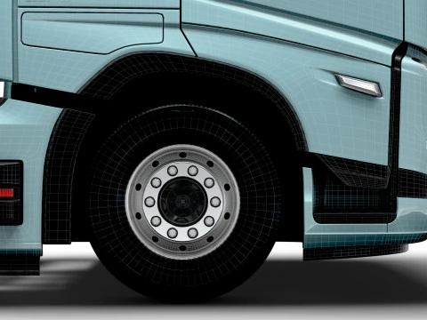 Volvo FH Electric 4x2 Tractor 2026 3D Model