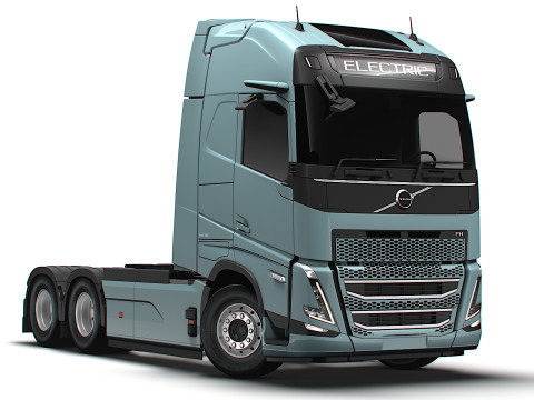 Ciągnik elektryczny Volvo FH 6x2 2026 Model 3D