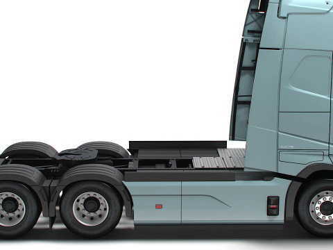 Volvo FH Electric 6x2 Tractor 2026 3D Model