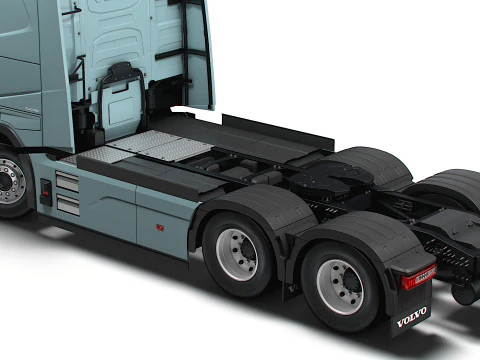 Volvo FH Electric 6x2 Tractor 2026 3D Model