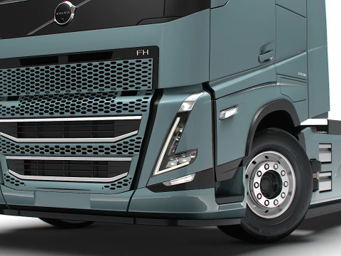 Volvo FH Electric 6x2 Tractor 2026 3D Model