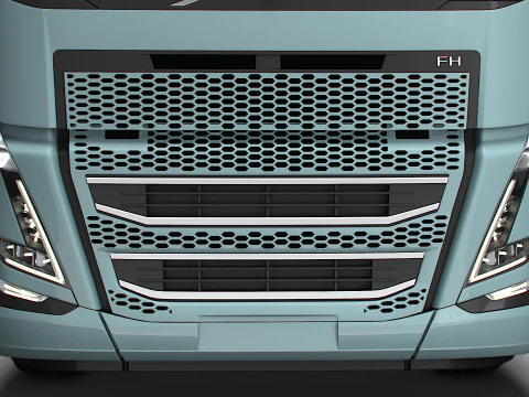 Volvo FH Electric 6x2 Tractor 2026 3D Model